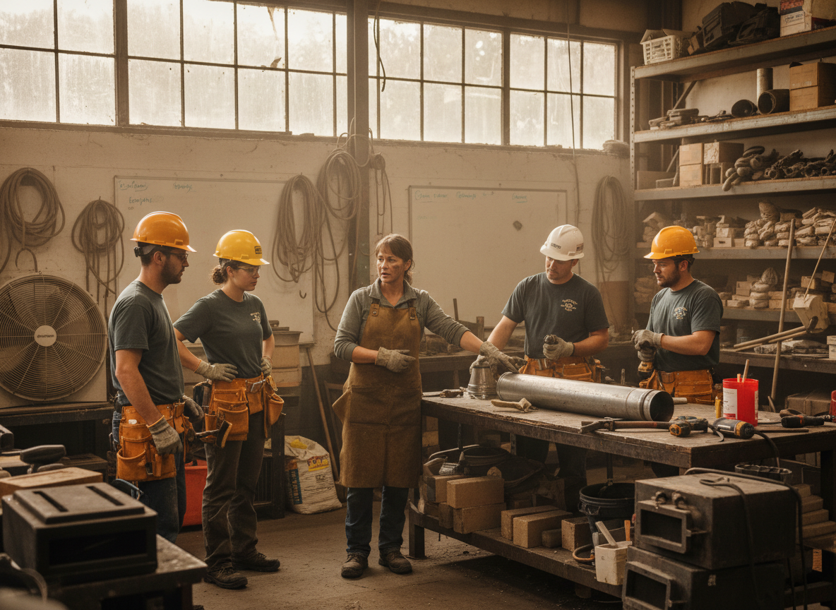 The Revivon Works team at work in Parsippany-Troy Hills