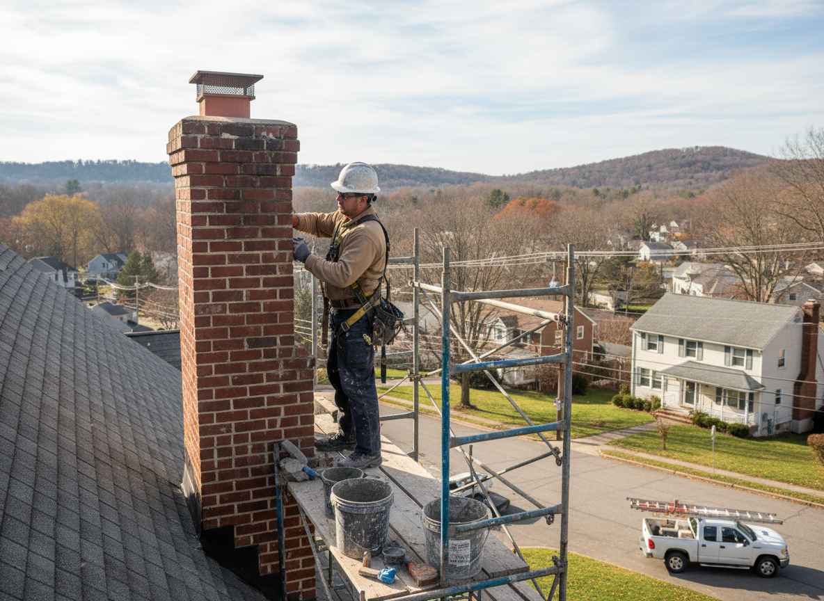 Chimney repair in Lake Hiawatha