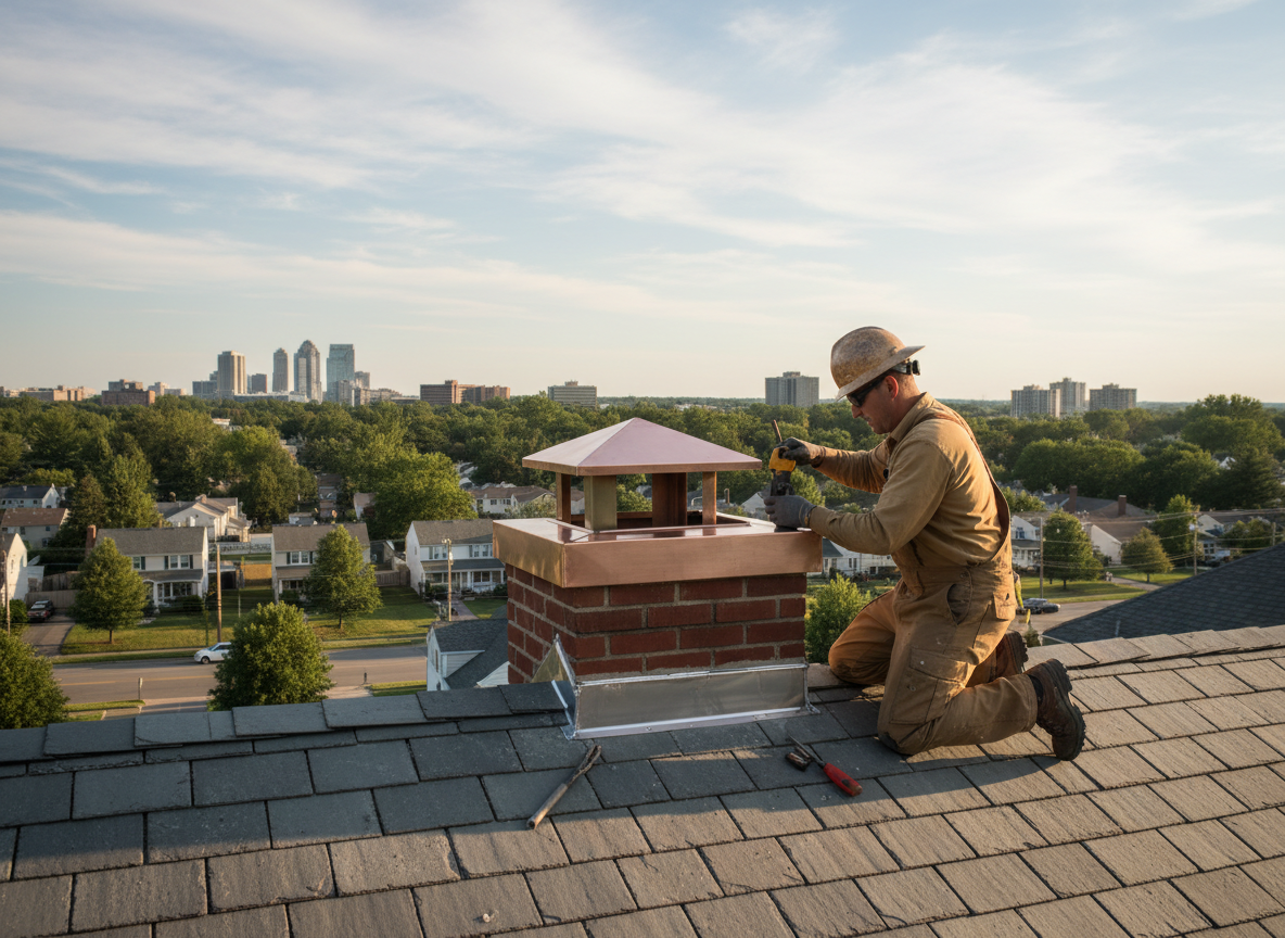 chimney cap repair in Parsippany-Troy Hills