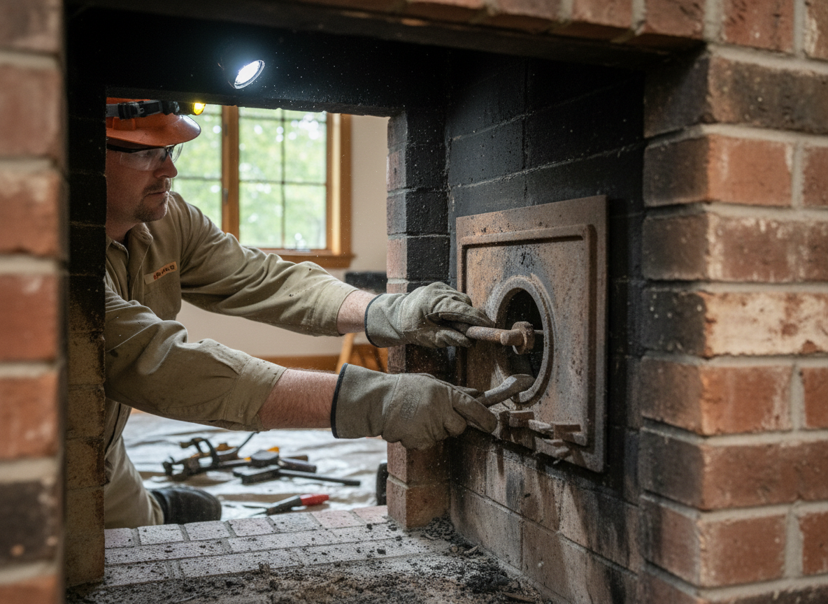 chimney damper repair in Parsippany-Troy Hills