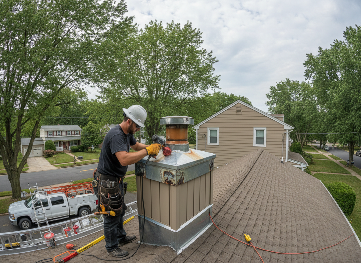 prefabricated chimney repair in Parsippany-Troy Hills