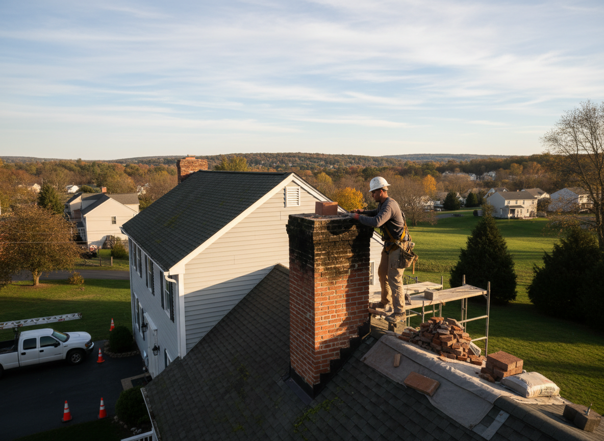Residential chimney repair in Parsippany-Troy Hills